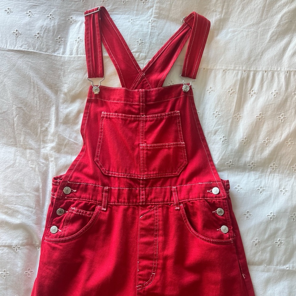 Free People - Heart Eyes Ziggy Overalls